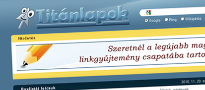 Tit�nlapok linkgy�jtem�ny